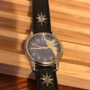 1990s Disney Tinker Bell Watch Pixie Dust 2nd Hand Movement Floating Vintage
